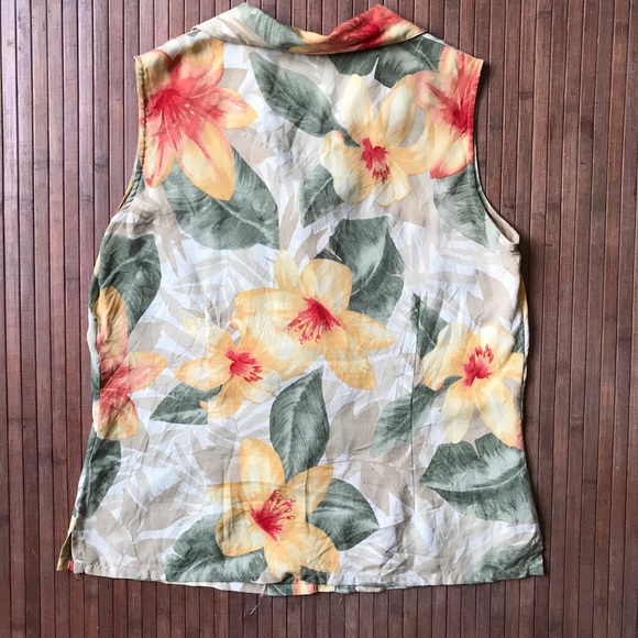 Vintage Silk • Liz Claiborne • Tropical Tank - Picture 4 of 4